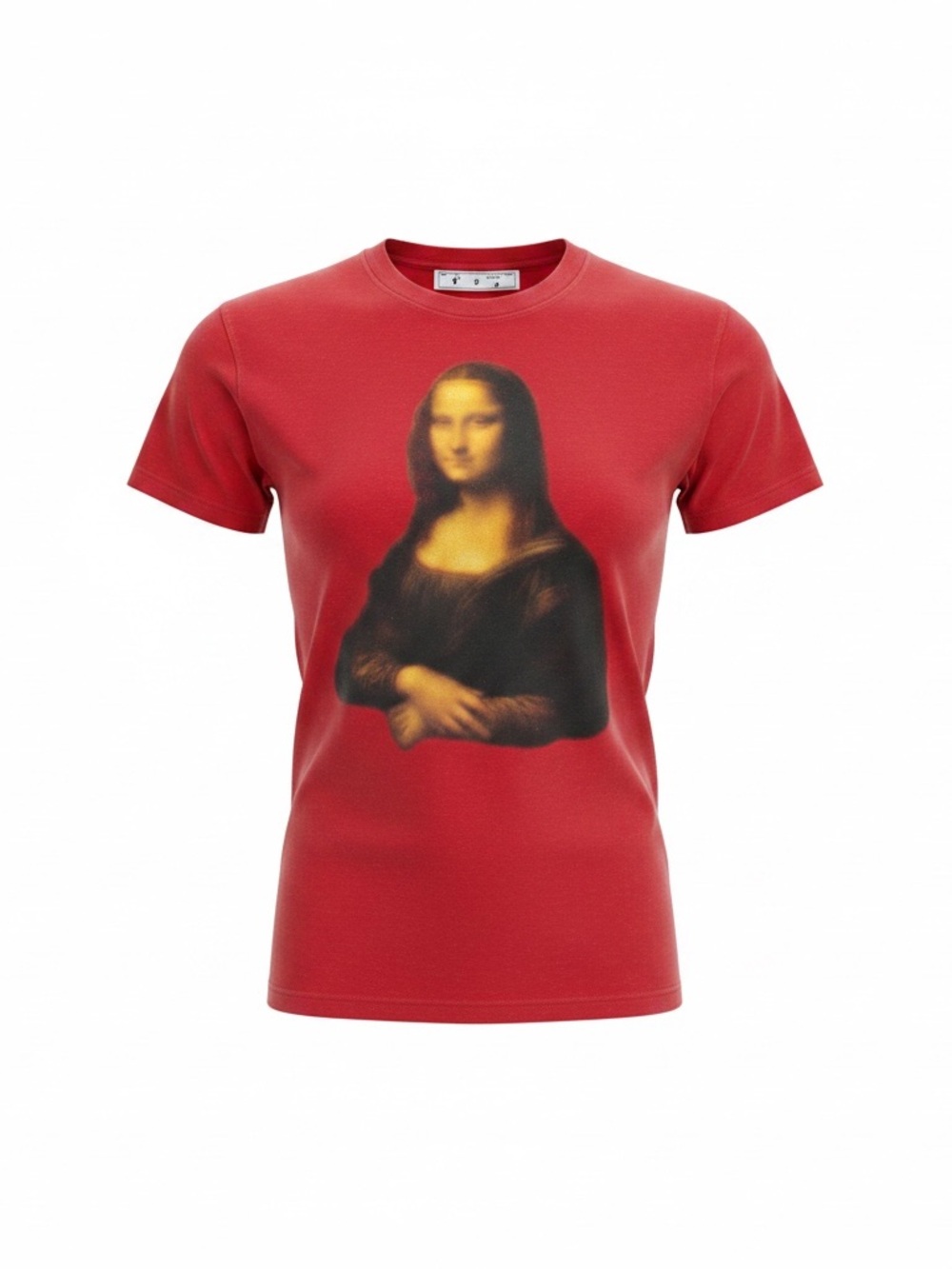 Off white blurred Mona Lisa Graphic Tee